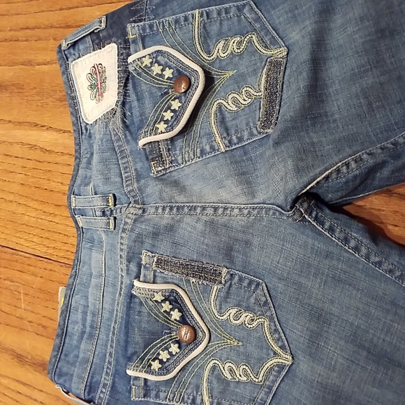 Sargent Pepper 5 Pocket Straight Leg Blue Jeans Size 29 - Picture 3 of 11